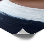 美しいアフリカ黒人女性絵画ズ ポスター (角)