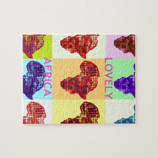 美しいアフリカ ジグソーパズル (横)