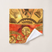 美しいアフリカ バスタオルセット (ウォッシュタオル)