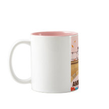 美しいアムステルダムサイクリング旅行ポスター。