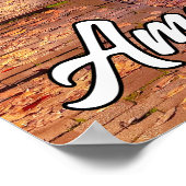 美しいアムステルダム、オランダ ポスター (角)