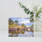 美しいアムステルダム、オランダ ポストカード (スタンド正面)