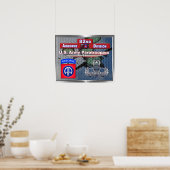 美しいアメリカのガーディアン第82空挺飛行 ポスター (キッチン)