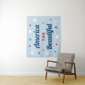 美しいアメリカの青い4日7月 タペストリー (インサイチュ)