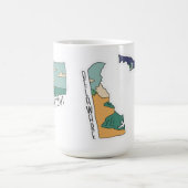 美しいアメリカ州風景はがきセット コーヒーマグカップ (中央)