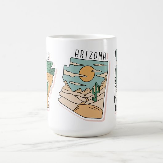 美しいアメリカ州風景はがきセット コーヒーマグカップ (中央)