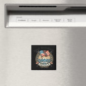 美しいアメリカ湾を訪れる マグネット (インサイチュ (食洗機))