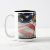 美しいアメリカ：デラ・イーグルス ツートーンマグカップ (左)