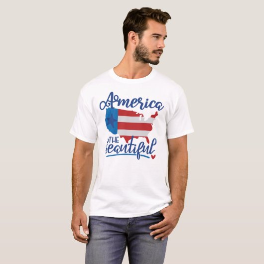 美しいアメリカ Tシャツ (正面フル)