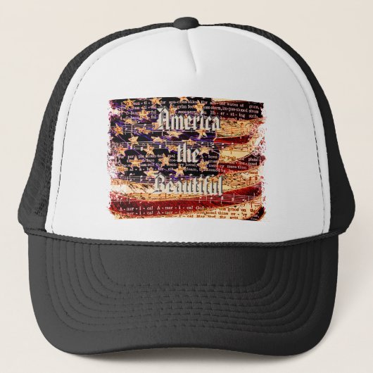 美しいアメリカ – WBK愛国帽子 キャップ (正面)