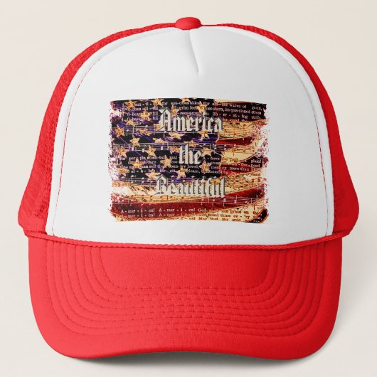 美しいアメリカ – WR愛国帽子 キャップ (正面)
