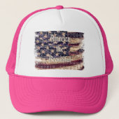 美しいアメリカWP愛国帽子 キャップ (正面)