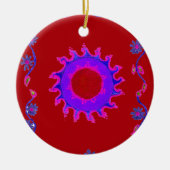 美しいアメージングインディアモチーフメンディアートデザイン オーナメント (正面)