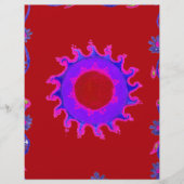 美しいアメージングインディアモチーフメンディアートデザイン レターヘッド (正面)