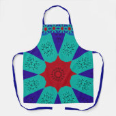 美しいアメージングエジプトフェミニンデザインカラー エプロン (正面)