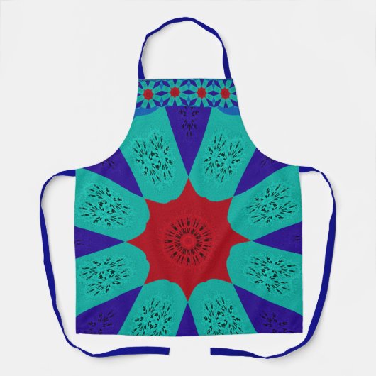 美しいアメージングエジプトフェミニンデザインカラー エプロン (正面)