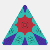 美しいアメージングエジプトフェミニンデザインカラー 三角形シール (正面)
