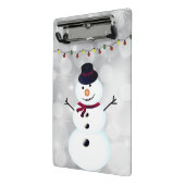 美しいアメージングクリスマス雪だるま ミニクリップボード (アングル2)