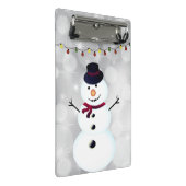 美しいアメージングクリスマス雪だるま ミニクリップボード (アングル)