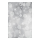 美しいアメージングクリスマス雪だるま ミニクリップボード (裏面)