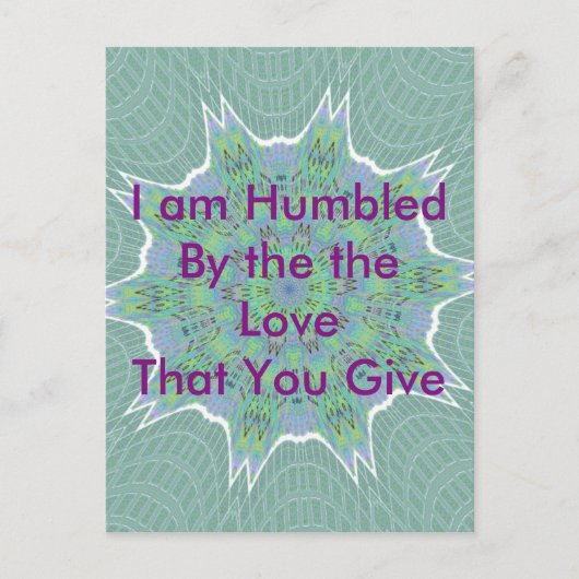 美しいアメージングクールグリーンフローラルパターンデザイン ポストカード (正面)