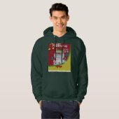 美しいアメージングサンタクロースinレッドシェーズデザイン パーカ (正面フル)