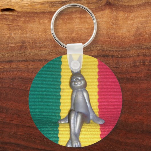 美しいアメージングラビットキングストンジャマイカ キーホルダー (正面)