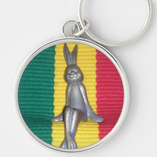 美しいアメージングラビットキングストンジャマイカ キーホルダー (正面)