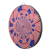 美しいアメージング統一された州国旗の万華鏡のように千変万化するパターン ダーツボード (正面右)