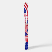 美しいアメージング統一された州国旗の万華鏡のように千変万化するパターン Case-Mate iPhoneケース (裏面 / 左)