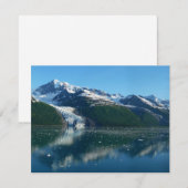 美しいアラスカの風景写真:カレッジ氷河湾 II (正面/裏面)