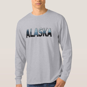 美しいアラスカメンズ長袖Tシャツ Tシャツ