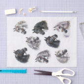 美しいアラビアファンシー馬 薄葉紙 (クラフト)