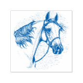 美しいアラビア馬ウマ科の頭ポートレート セルフインキングスタンプ (デザイン)