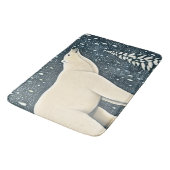 美しいアルティックポーラーベア バスマット (アングル)