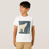 美しいアルティックポーラーベア Tシャツ (正面フル)