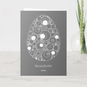 美しいアンティークイースターカード シーズンカード (裏面)