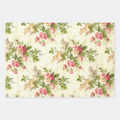 美しいアンティークフローラ包装紙シート ラッピングペーパーシート (正面2)