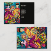 美しいアンティーク人形 名刺 (正面/裏面)