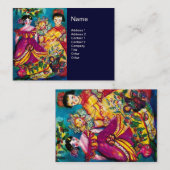 美しいアンティーク人形 名刺 (正面/裏面)