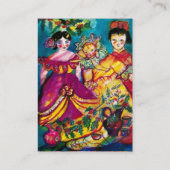 美しいアンティーク人形 名刺 (裏面)