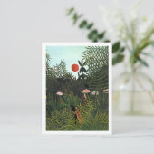 美しいアンリルーソーの有名なヴァージン林 ポストカード (スタンド正面)