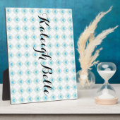 美しいアーガイル フォトプラーク (側面)