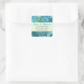 美しいアート木の住所 シール(20) スクエアシール (バッグ)