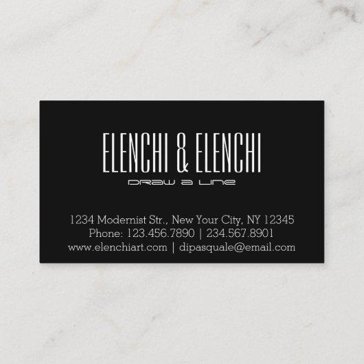 美しいアーモダントのカスユニークタマイズ 名刺 (裏面)