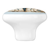 美しいアールデコステンドグラストンボ セラミックノブ (側面)