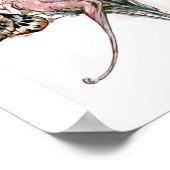 美しいアールデコバタフライフェアリー ポスター (角)