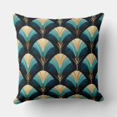 美しいアールデコファンスタイルクッション クッション (裏面)