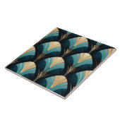 美しいアールデコフ縁どァンセラミックタイル。 タイル (側面)