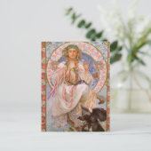 美しいアールヌーボーはがき ポストカード (スタンド正面)